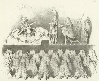 Racine Performed Before the Court of Versailles 1695 by Gustave Dore